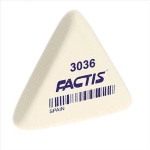 factis / فکتیس / پاک کن / مثلث / سفید / کوچک / 3036