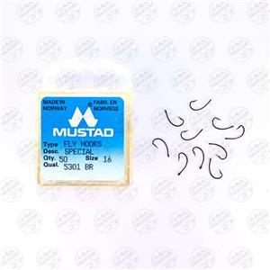قلاب موستاد برنزی سایز ۱۶ بسته 10 عددی MUSTAD 5301 BR