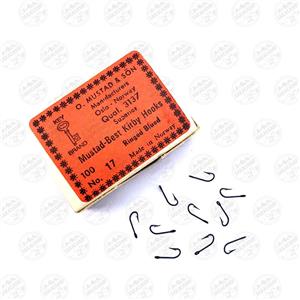 قلاب موستاد نروژ سرمه ای سایز 17 بسته 10 عددی MUSTAD Kirby 3137
