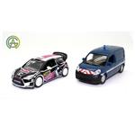 Citroen DS3 WRC & Renault Kangoo 1/43 by Norev ماکت ماشین سیتروئن و رنو