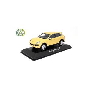 Porsche Cayenne S Yellow 1/43 By Minichamps ماکت ماشین پورشه