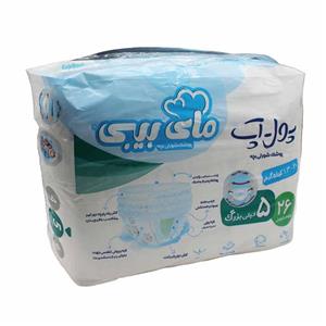 مای بی بی پوشک شورتی سایز 5 26 عددی