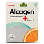 کپسول آلکوژن کلاژن با ویتامین Alcogenvitamin C آلفا Alfa