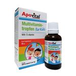 قطره مولتی ویتامین فور کیدز آپوویتال 30 میلی لیتر Apovital Multivitamin for Kids 30 ml