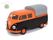 VW T1 Double Cabin Pick Up Orange 1/36 by Wellyماکت ماشین فولکس واگن