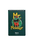 دفتر یادداشت 80 برگ الیپون سایز 15×10 طرح Mr.Monster