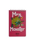 دفتر یادداشت 80 برگ الیپون سایز 15×10 طرح Mrs.Monster
