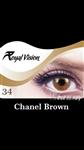 لنز رویال ویژن کد 34 Royal Vision Chanel Brown