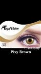 لنز رویال ویژن کد 35 Royal Vision Pixy Brown