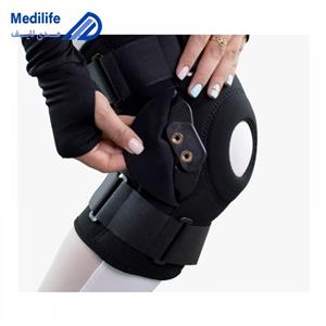 زانو بند مفصل دار قابل تنظیم نئوپرن سما طب پاکان