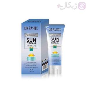 کرم ضدآفتاب بی رنگ دکتر راشل SPF 50 DR RASHEL وزن 60 گرم