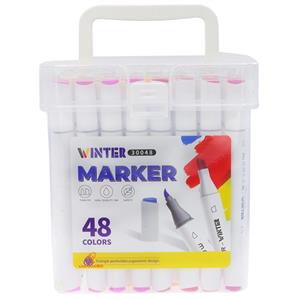 ماژیک راندو 48 رنگ دو سر وینتر WINTER