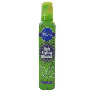 موس حالت دهنده مو سورا آمور مدل استایلینگ آمو حجم 225 میل Arko Styling Hair Mousse Spray 