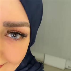 لنز رنگی هرا گریس 100 ساعته، شماره 22 کد HV260 مدل Brilliant Blue دور دار