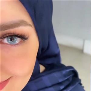 لنز رنگی هرا گریس 100 ساعته، شماره 21 کد AQXA260 مدل Milano Blue سبز آبی