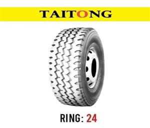 لاستیک خودرو تایتونگ مدل HS268 (گل جلو و عقب) سایز 12.00R24