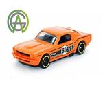 Ford Mustang 1965 Orange 1/64 by Hotwheels ماکت ماشین فورد موستانگ