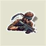 استیکر Metal Gear Solid-1