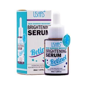 سرم قوی روشن کننده و ضد لک Ushas مدل Brightening Serum حجم 30 میلی لیتر