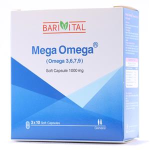 کپسول مگا امگا 3 6 9 7 باریویتال 60 عددی