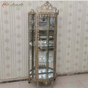 بوفه طرح گل نقلی و بدنه ی برنزی با رنگ فورتیک چند لایه، ظاهر عالی مناسب دکوراسیون کد 7507