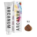 رنگ مو آرکانوم سری ماهگونی حجم 120 میل شماره 9.5 رنگ ماهگونی خیلی روشن  Arcanum Series Mahogany Hair Color 120 ml – No.9.5 (Very Light Mahogany)