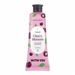 کرم طراوت بخش و مرطوب‌کننده دست حاوی عصاره شکوفه گیلاس ویت یو PETALS OF CHERRY BLOSSOM HAND CREAM 50ML WITH YOU