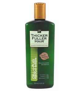 شامپو گیاهی احیا کننده کافئین 355 میلی لیتر تیکر فولر هیر THICKER FULLER HAIR