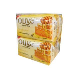 صابون OLIVE با عصاره عسل Honey بسته 4 عددی 