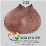 رنگ موی بدون آمونیاک ماکادمیا شماره 8.23 بلوند شکلاتی روشن Hair Color MACADAMIA Light Chocolate Blonde