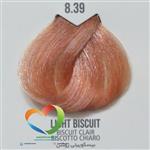 رنگ موی بدون آمونیاک ماکادمیا شماره 8.39 بیسکوییتی روشن Hair Color MACADAMIA Light Biscuit