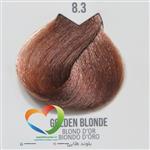 رنگ موی بدون آمونیاک ماکادمیا شماره 8.3 بلوند طلایی روشن Hair Color MACADAMIA Light Golden Blonde