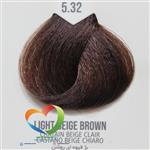 رنگ موی بدون آمونیاک ماکادمیا شماره 5.32 بژ قهوه ای روشن Hair Color MACADAMIA Light Beige Brown