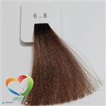 رنگ موی بدون آمونیاک ان وای سی کد 6.8 سری قهوه ای گرم NYCE COLOR HD Warm Brown