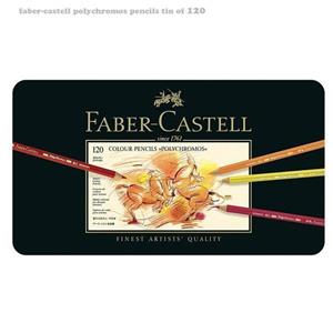 مداد رنگی 120 رنگ فابر کاستل مدل Polychromos Faber-Castell Polychromos 120 Colour Pencil