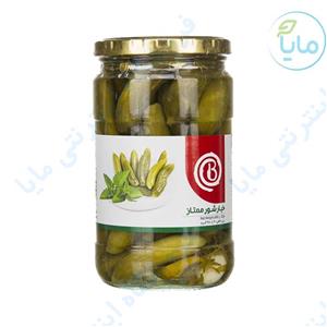 خیار شور ممتاز بیژن 680 گرمی 