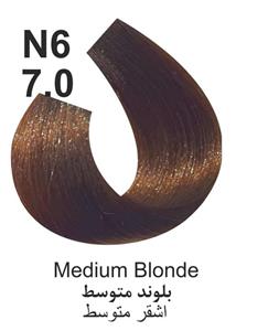 رنگ موی کاترومر KATROMER،شماره N6 بلوند متوسط