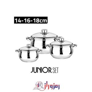 سرویس قابلمه6 پارچه زیو مدل  Zio Z-1018