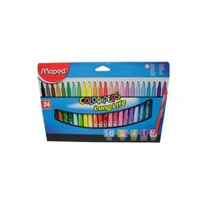 مداد رنگی 24 رنگ مپد مدل کالر پپس Maped Color Peps 24 Colored Pencil