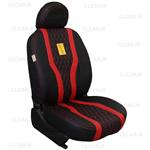 روکش صندلی رانا جدید طرح اینفینیتی قرمز تمام چرم (سفارشی) کد...