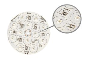 ماژول برد ال ای دی اس ام دی ار جی بی 36 وات 12 ولت گرد و قطر ۱۰۰