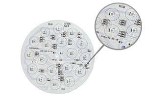 ماژول برد ال ای دی اس ام دی ار جی بی ۵۴ وات ۱۲ ولت گرد و قطر ۱۳۵