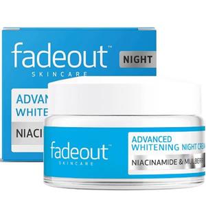 کرم روشن کننده شب فیداوت Fadeout Advanced Whitening Night حجم 50 میلی لیتر 