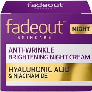 کرم روشن کننده و ضد چروک شب فید اوت Fadeout Anti Wrinkle WHITENING حجم 50 میلی لیتر 