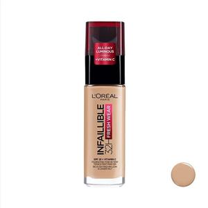 کرم پودر لورآل مدل Infaillible 32H Fresh Wear شماره 145 L’Oréal