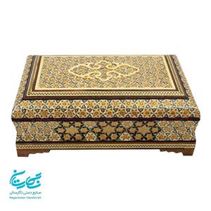 جعبه جواهرات خاتم کاری 14 در 22 س.م