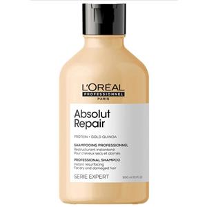 شامپو پروفشنال لورال مدل ابسولوت ریپیر پروتئین تراپی حجم ۳۰۰میل  L'ORÉAL  ABSOLUT REPAIR  PROTEIN GOLD QUINOA
