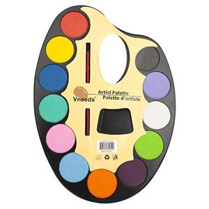 آبرنگ ۱۲ رنگ پالتی مدل Vneeds