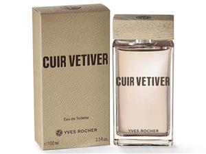 عطر و ادکلن مردانه ایوروشه کویر وتیور Yves Rocher Cuir Vetiver for Men 