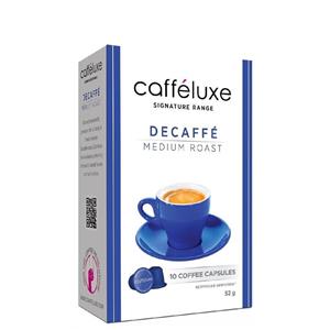   کپسول قهوه نسپرسو کافه لوکس مدل Decaffe Medium Roast